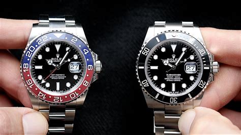 rolex submariner vs gmt|rolex sub pepsi.